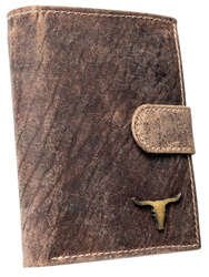 Duży portfel męski z bydlęcej skóry naturalnej Buffalo Wild