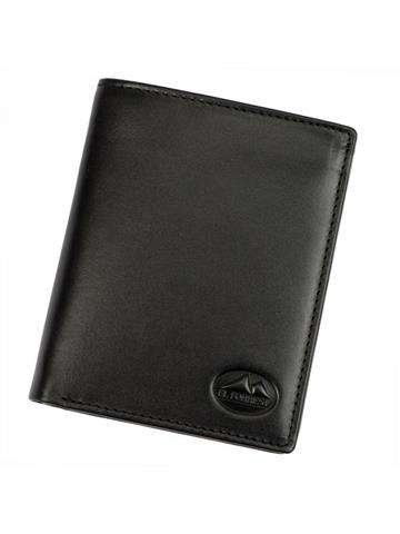Portfel Męski EL FORREST 1370-67 RFID Skóra Naturalna Czarny Pionowy