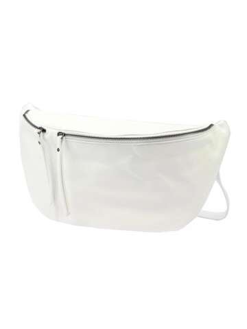 Damska Torebka Skórzana Luka 24-027 DOLLARO Biała Crossbody z Regulowanym Paskiem