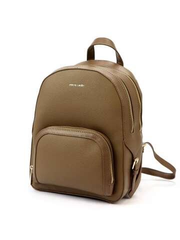 Pierre Cardin 86448 MS152 damski plecak eko taupe miejski na szelkach