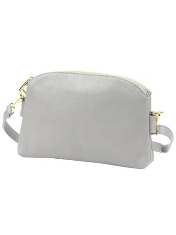 Torebka Damska Skórzana Luka 24-018 DOLLARO Listonoszka Popiel