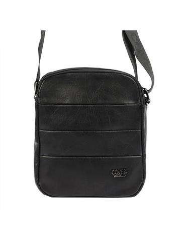Saszetka Męska Coveri World CW E2264 Crossbody Czarna Eko-Skóra