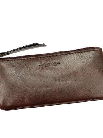 Portfel Damski Skórzany Mato Grosso 0747/17-25 RFID Ciemny Brąz Cardholder