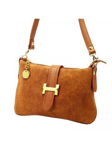 Damska Torebka Skórzana Luka 25-068 camel-1