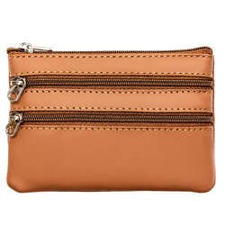 Skórzane etui na klucze w jasno brązowym kolorze