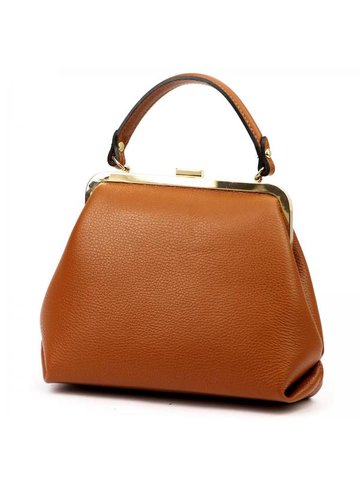 Damska Torebka Skórzana Luka 24-024 DOLLARO camel-2