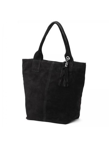 Damska Torebka Skórzana A4 Luka 26-026 czarny