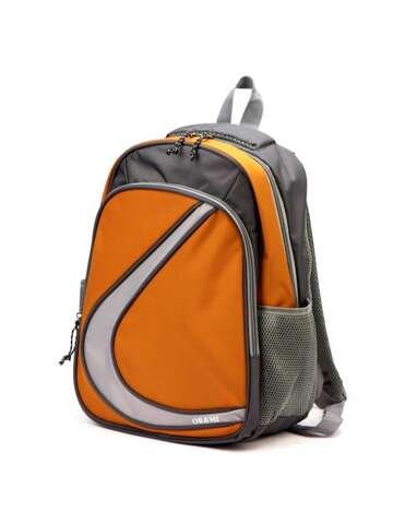 Plecak sportowy Ormi 93500# pomarańczowy unisex duży na szelkach A4