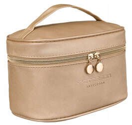 Kosmetyczka kuferek ze skóry ekologicznej Peterson