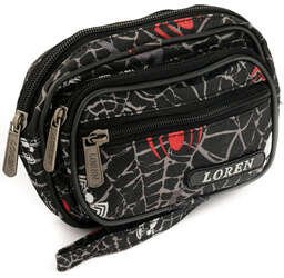 Rewelacyjna poręczna męska saszetka wykonana z trwałego materiału Loren