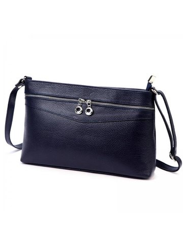 Damska Torebka Skórzana Luka 24-065 DOLLARO granatowy