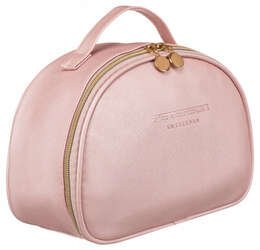 Kosmetyczka damska w typie kuferka ze skóry ekologicznej Peterson