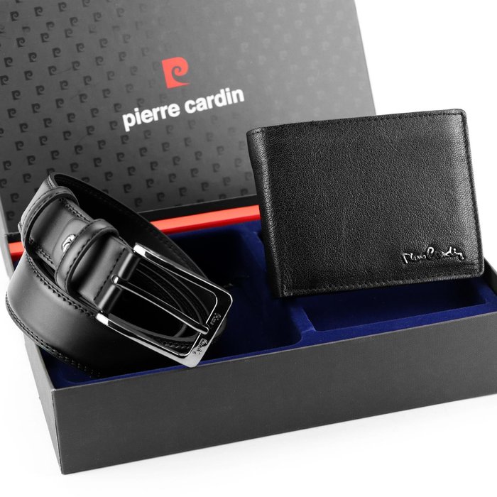 Pierre Cardin  Zestaw Portfel + Pasek 130cm