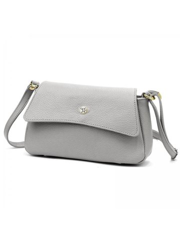 Damska Torebka Skórzana Gregorio 1746 DOLLARO jasny popiel