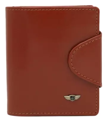 Skórzany portfel damski z systemem RFID — Peterson