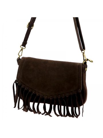 Damska Torebka Skórzana Luka 25-086 ciemny brąz