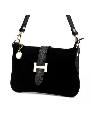 Damska Torebka Skórzana Luka 25-068 czarny