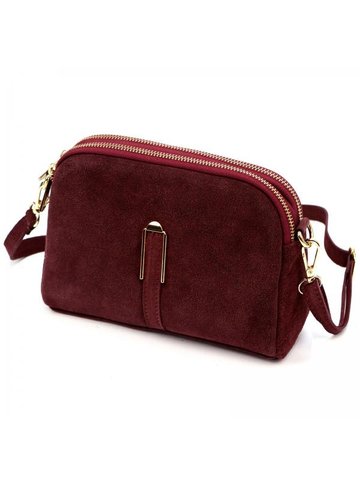 Damska Torebka Skórzana Luka 25-084 bordo