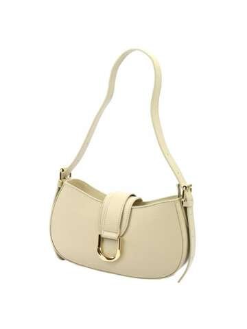 Torebka Damska Skórzana Luka 24-037 DOLLARO Beżowa Listonoszka Na Ramię