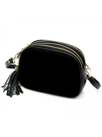 Damska Torebka Skórzana Luka 26-035 czarny