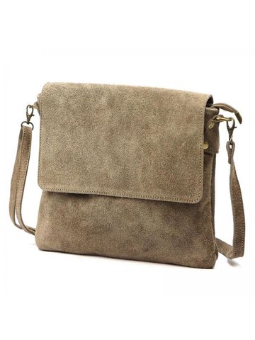 Damska Torebka Skórzana Luka 24-090 D taupe