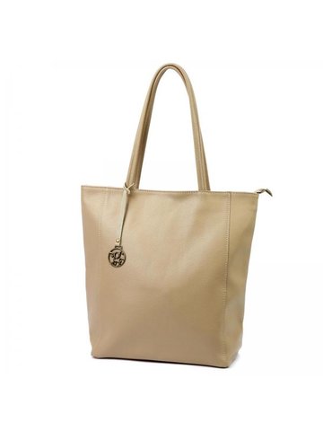 Damska Torebka Skórzana A4 Gregorio 1748 DOLLARO (1728) ciemny beż