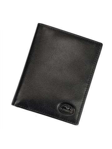 Etui Skórzane na Karty EL FORREST Czarne Męskie 876-67