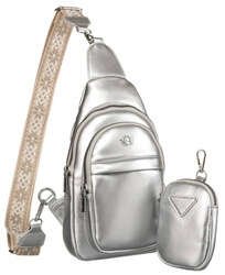 Saszetka damska-mini plecak ze skóry ekologicznej Rovicky