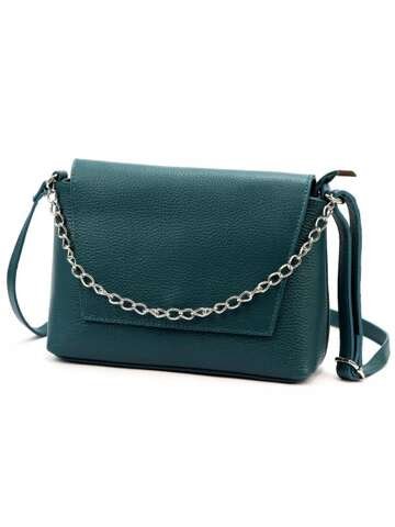 Torebka Damska Skórzana Luka 19-91 DOLLARO morski Listonoszka