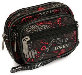 Rewelacyjna poręczna męska saszetka wykonana z trwałego materiału Loren