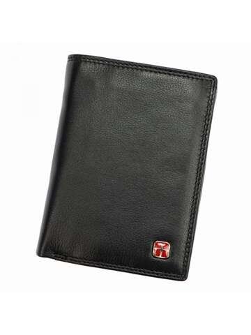 Portfel Męski Albatross SN MW07 RFID Skóra Naturalna Czarny