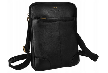 Listonoszka męska z przegrodą na urządzenie przenośne Peterson