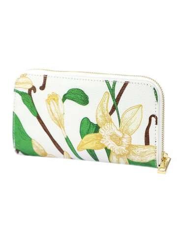 Skórzany portfel damski Gregorio G01 8822 DOLLARO wzór 4 piórnik poziomy duży z zamkiem złote okucia