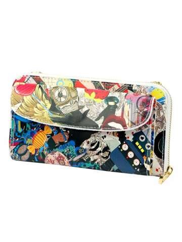 Portfel damski skórzany Gregorio G03 8823 wzór 2 duży z kieszenią na telefon