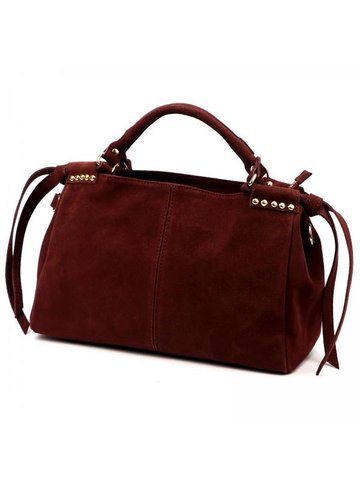 Damska Torebka Skórzana Camilla PREMIUM 10.008 bordo