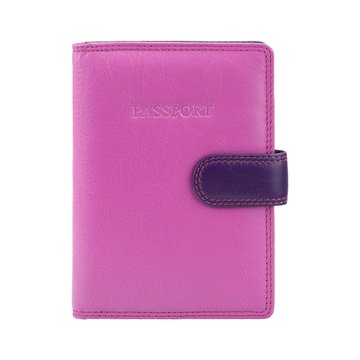 Etui na paszport Rainbow z miejscem na karty i dokumenty VISCONTI