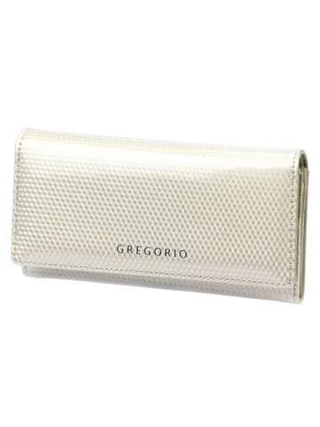 Portfel Damski Skórzany Gregorio CB-100 Beżowy z Wieloma Kieszeniami