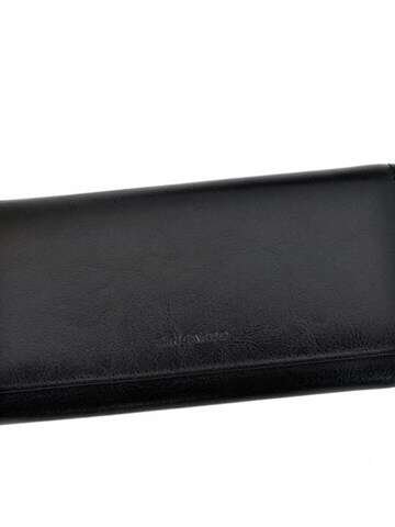 Portfel Damski Z.Ricardo 083 Skóra Naturalna Czarny Elegancki