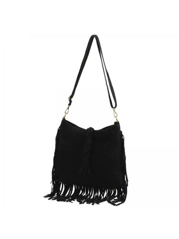 Damska Torebka Skórzana Luka 25-073 czarny