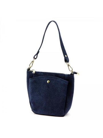 Damska Torebka Skórzana Luka 26-018 ciemny niebieski