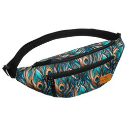 Kwiecista nerka damska z poliestru zawieszona na regulowanym pasku - Rovicky