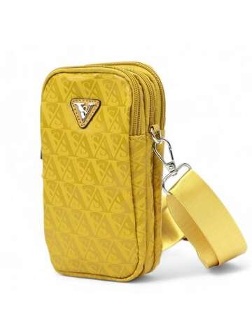 Torebka eko żółta Sergio Valentini 7174# na ramię, crossbody, do ręki