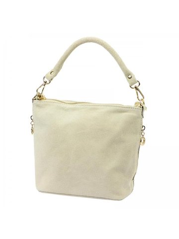 Damska Torebka Skórzana Luka 24-072 GOLD beż