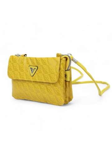 Damska torebka eko Sergio Valentini 7170# żółta listonoszka na ramię