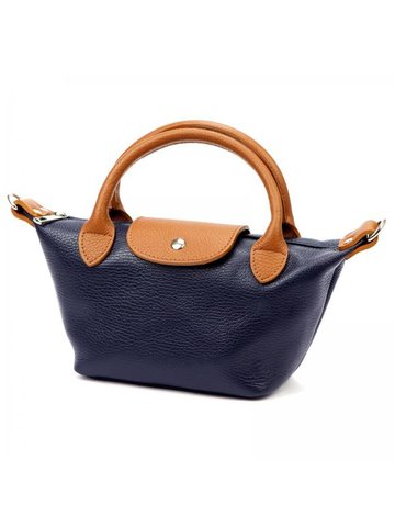 Damska Torebka Skórzana Luka 24-068 DOLLARO granat + camel-2