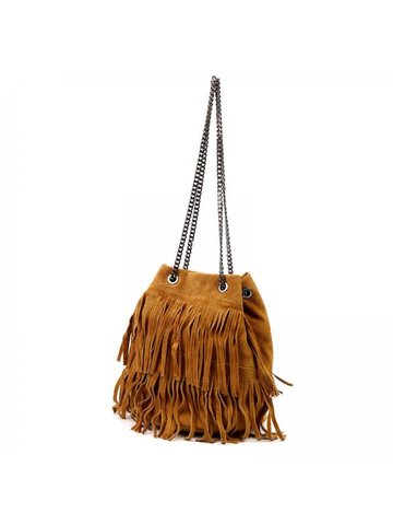 Damska Torebka Skórzana Luka 24-078 camel-1