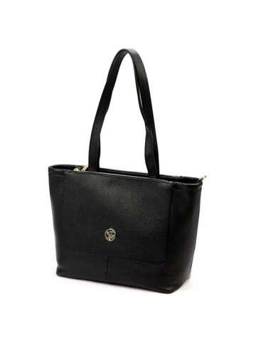 Torebka Damska Skórzana A4 Gregorio 1739 DOLLARO Czarna Shopperbag