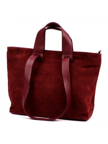 Damska Torebka ekologiczna A4 Luka 25-077 bordo