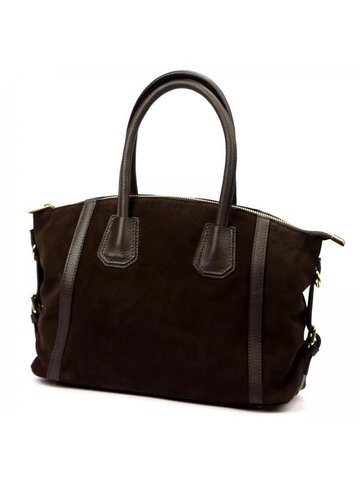 Damska Torebka Skórzana Luka 26-025 ciemny brąz