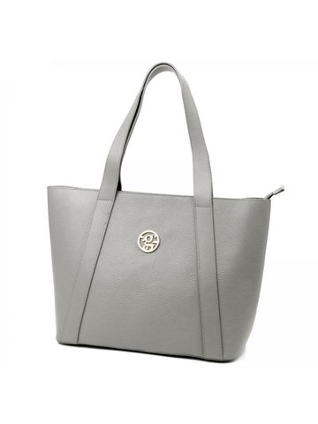 Damska Torebka Skórzana A4 Gregorio 1731 DOLLARO jasny popiel